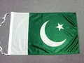 FLAGGE PAKISTAN 45x30cm mit kordel - PAKISTANISCHE FAHNE  30 x 45 cm - flaggen A