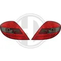 Diederichs Design Rückleuchte Set Led klarglas/rot/schwarz für Mercedes SLK 04-