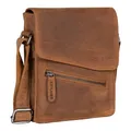 STILORD Umhängetasche aus Leder braun - 8 Zoll Schultertasche - Vintage Ledertasche für Männer - Herren Messenger Bag Steve