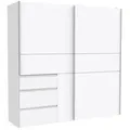 FORTE Schwebetürenschrank Winn2 200 x cm Dekor Weiß
