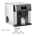 Eiswürfelmaschine & Wasserspender V2 mit XL-Display, Edelstahl-Gehäuse