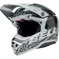 Bell Moto-10 Spherical MIPS Cortex, Motocrosshelm - Schwarz/Hellgrau/Grau - L
