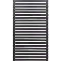 Plus Holz Sichtschutzzaun Tokyo Nadelholz Schwarz 83 cm x 140 cm