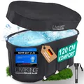 LIVIKING Eisbad + Faltbare Badewanne Erwachsene | Eistonne Eiswanne Ice Bath Tub