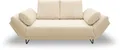 Home affaire Schlafsofa Jadelyn mit klappbaren Armlehnen, Bettsofa mit Federkern, Breite 250cm, Federkern, Cord-Bezug, incl. 2 Armlehnkissen, Liegefläche 97x250 cm