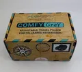 FLOW ZOOM Comfy Grey Einstellbares Nackenkissen Reisekissen