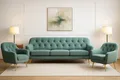 A&J MöbelLand GmbH Polstergarnitur BENITO: 3-Sitzer Sofa + 2 Sessel, (Bringen Sie mit dem stilvollen Set BENITO, bestehend aus einem großzügigen 3-Sitzer Sofa und zwei komfortablen Sesseln, Eleganz und Gemütlichkeit in Ihr Wohnzimmer., 3-tlg., Hochwertige Materialien, sorgfältige Verarbeitung und modernes Design), Höchster Sitzkomfort & langlebige Qualität