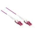 Good Connections Patchkabel LWL Duplex OM4 (Multimode, 50/125) LC/LC, UNIBOOT, LSZH, austauschbare Polarität, Entrieg (1 m) (LW-U801LC4)