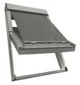 Hitzeschutz-Markise FK06 | F06 kompatibel mit VELUX Dachfenstern GGU | GPU | GHU | GTL | GTU | GLL | GLU | GGL | GPL | GHL | GFL | GZL | Effektiver Hitzeschutz (Netzgewebe Schwarz, M4A, M6A, M8A M10A)