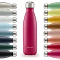 Blumtal Thermosflasche, Pink, Metall, 0.5 L, Zylindrisch, Lfgb, hält warm, Kaffee & Tee, Tassen, Thermobecher