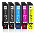 Druckerparadies 5er Multipack für Epson 502XL Tintenpatronen Set Tintenpatrone (5-tlg., für XP-5100 XP-5105 XP-5150 XP-5155 WF-2860 WF-2865 WF-2880 WF-2885)