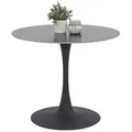 Esstisch Paola II - Marmoroptik Schwarz matt