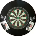 Steeldart Einsteiger Set Roleo Scheibe + 2 Satz Pfeile + Catchring Schwarz