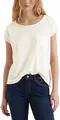 Marc O'Polo Denim Damen T-Shirt aus Bio-Baumwolle Relaxed Fit, Weiß (Scandinavian White), S