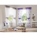 OTTO home Gardine Villars (2 St), Ösen, transparent, Voile, Vorhang, Fertiggardine, inkl. 2 Raffhalter, transparent, 2-er Set grau 140 cm x 245 cm