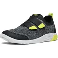 KEEN Unisex-Child KNX Knit DS Sneakers, Black/Evening Primrose, 27/28