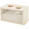 TRIXIE Tier-Beschäftigungsspielzeug Sandbad - diverse - 28 × 15 × 15 cm, Holz, unbehandelt 15 cm x 28 cm x 15 cm
