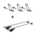 3xFahrradträger SAGITTAR+Dachträger Tiger XL für für Mitsubishi Outlander PHEV a
