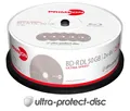 50 Primeon Rohlinge Blu-ray BD-R Dual Layer ultra protect disc 50GB 8x Spindel