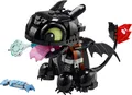 LEGO® Icons 10375 Drachenzähmen Leicht Gemacht: Ohnezahn Spielbausteine, (Set, 784 St., Set)