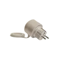 Outdoor Plug S Gen3 Zwischenstecker für draußen . 12A / 2500 W . Messfunktion . WLAN . Matter . BT