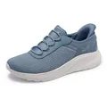 Skechers Damen Color BOBS Squad Chaos, Slate Mesh, 39 EU