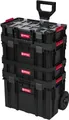 XL Werkzeugtrolley, Werkstattkoffer Set 1, Werkstattwagen Set 1  aus Q-Brick Serie mit viel Zubehör! B x T x H in cm: 53 x 38 x 98 cm