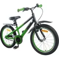 vidaXL Kinderfahrrad 22 Zoll für 7-12 Jahre alt Grün Schwarz - Grün