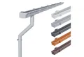 INEFA Dachrinne NW 83 Dachrinnen-Set PVC kastenförmig für Terrasse und Gartenhaus,3m, Regenrinnen-Set von INEFA, 1-St., Set für eine Dachseite, 1 Dachseite, Regenrinne Kunststoff, Pultdach, Made in Germany