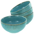 Creatable, 21679, Serie Nature Collection Water, 4-teiliges Geschirrset für 4 Personen, Buddha Bowl aus Steinzeug, spülmaschinen- und mikrowellengeeignet, Qualitätsproduktion