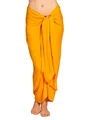 PANASIAM Sarong uni yellow orange, 250x116cm