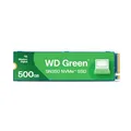 WD Green SN350 500 GB M.2 NVMe SSD, mit Lesegeschwindigkeit von 2.400 MB/Sek. und Schreibgeschwindigkeit von bis zu 1.500 MB/Sek