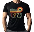 Herren T-Shirt als Geschenk für Männer zum 50. Geburtstag: Vintage 1975 Limited Edition