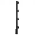 VEVOR _bersteigschutz Zaunerhöhung, 8er-Pack. Stacheldrahtarm 605x75x45 mm, Stacheldrahtabweiser, Stacheldrahthalter aus Stahl, flach oder oberfläch