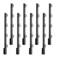 VEVOR Übersteigschutz Zaunerhöhung, 8er-Pack. Stacheldrahtarm 605x75x45 mm, Stacheldrahtabweiser, Stacheldrahthalter aus Stahl, flach oder oberflächenmontierte Stacheldraht-Verlängerungsarme