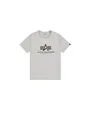 Alpha Industries Herren Basic T-Shirt,Grau (Grey Heather 17), X-Large