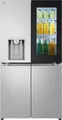 LG GMG960MBEE Multi-Door Kühlschrank mit Gefrierfach (638 L, Energieklasse E) mit InstaView und Craft Ice, Eis- und Wasserspender, Total No Frost, Silber