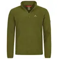 Höhenhorn Fleecepullover Skyja Herren Fleece Pullover für Männer Sweatshirt 1/4 Zip Microfleece grün 4XL