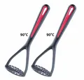 WESTMARK Kartoffelstampfer 2 Stk., Länge: 27,5 cm, Gallant, Schwarz/Rot, PP, TPE