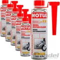 6x 300ml MOTUL DIESEL SYSTEM INJEKTOR REINIGER ADDITIV COMMON-RAIL PUMPE-DÜSE