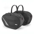 GIVI EASY10 Paar Seiten Taschen Mit Riemen 35L Universell Motorrad Scooter