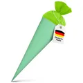 itenga Bastel Schultüte Rohling Einschulung 70cm rund Filz Türkis Mint Grün neu