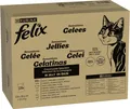 FELIX 120er Pack Sensations Gelees Nassfutter Gelee Sortenmix Katzen 120x85g
