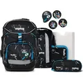 ergobag pack Schulrucksack-Set Drei Fragezeichen Kids Bärdektiv - Schwarz