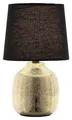 Tischlampe Tischleuchte Nachttischlampe schwarz H 28,5 cm