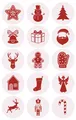 ZDesign Weihnachts-Sticker 'Glossy Zeichen'