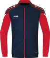JAKO Kinder Polyesterjacke Performance, Farbe:marine/rot, Größe:140