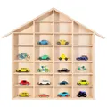 Creative Deco Setzkasten Holz Sammelbox Holztablett 26 Fächer | 56x50x3,5 cm | Bemalen Holz Sortierung Speicherregal Box Drucker Vitrine | Perfekt für Decoupage, Lagerung, Dekoration, als Sortierbox