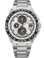 Citizen AT8238-84A Herrenuhr Eco-Drive Super-Titanium Funk-Chronograph 44mm 1...
