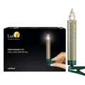 Kabellose Christbaumkerzen Krinner Lumix Crystal 5er Erweiterungs-Set Champagner